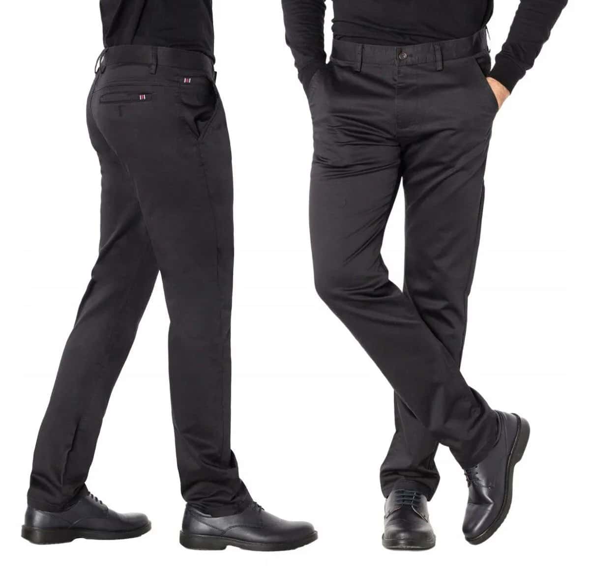 Spodnie materiałowe męskie eleganckie: jak wybrać idealny model na każdą okazję